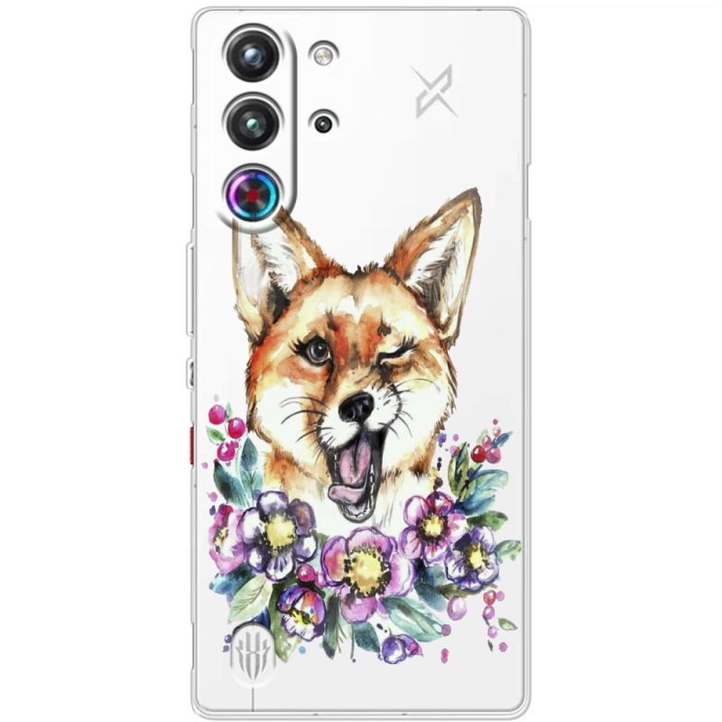 Прозорий чохол BoxFace Nubia RedMagic 10 Pro Winking Fox