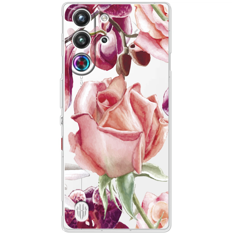 Прозорий чохол BoxFace Nubia RedMagic 10 Pro Rose