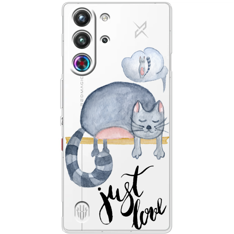 Прозорий чохол BoxFace Nubia RedMagic 10 Pro Just Love