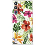 Прозорий чохол BoxFace Nubia RedMagic 10 Pro Tropical Flowers