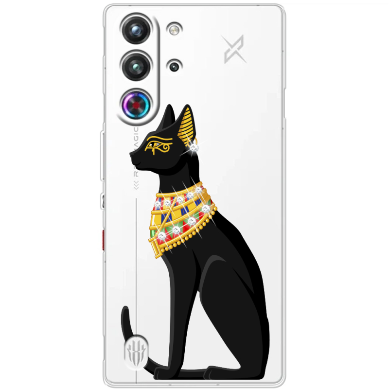 Чохол зі стразами Nubia RedMagic 10 Pro Egipet Cat