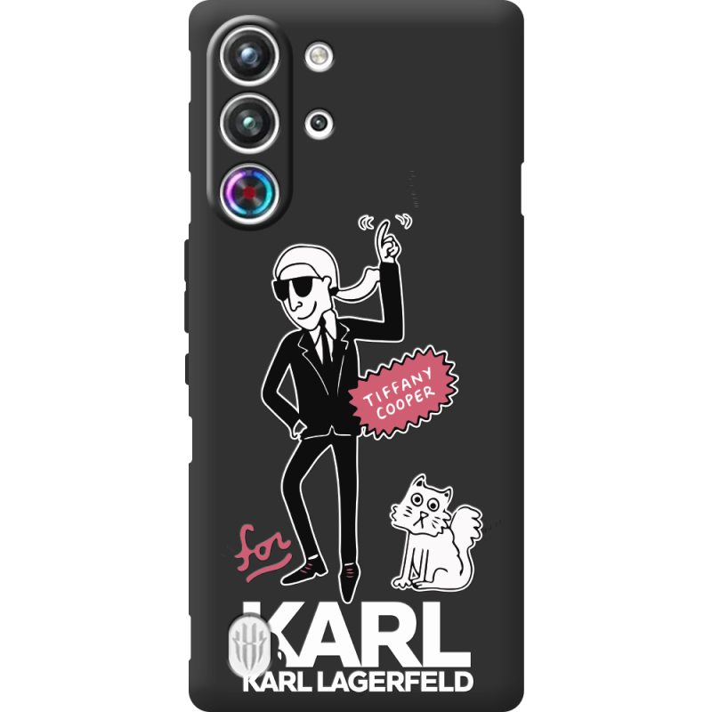 Чорний чохол BoxFace Nubia RedMagic 10 Pro For Karl