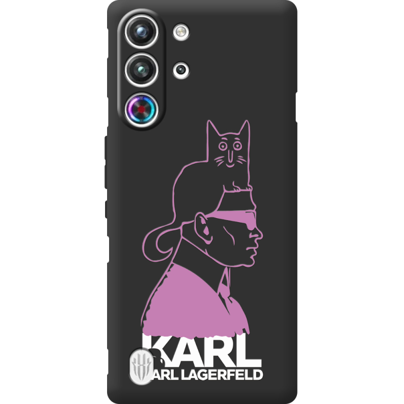 Чорний чохол BoxFace Nubia RedMagic 10 Pro Pink Karl