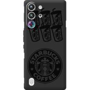 Чорний чохол BoxFace Nubia RedMagic 10 Pro Black Coffee