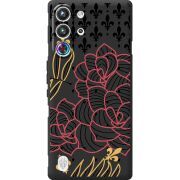 Чорний чохол BoxFace Nubia RedMagic 10 Pro FranceFlowers