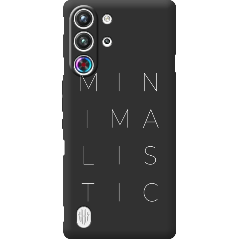 Чорний чохол BoxFace Nubia RedMagic 10 Pro Minimalistic