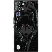 Чорний чохол BoxFace Nubia RedMagic 10 Pro Wolf