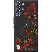 Чорний чохол BoxFace Nubia RedMagic 10 Pro 3D Ukrainian Muse
