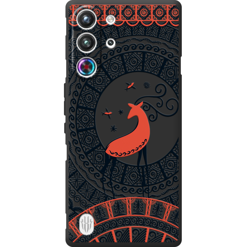Чорний чохол BoxFace Nubia RedMagic 10 Pro Ornament
