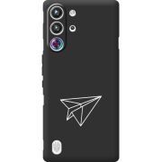 Чорний чохол BoxFace Nubia RedMagic 10 Pro Paper Plane