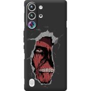 Чорний чохол BoxFace Nubia RedMagic 10 Pro Нападение на Титана