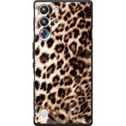 Чорний чохол BoxFace Nubia RedMagic 10 Pro Леопардовий