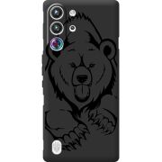 Чорний чохол BoxFace Nubia RedMagic 10 Pro Grizzly Bear