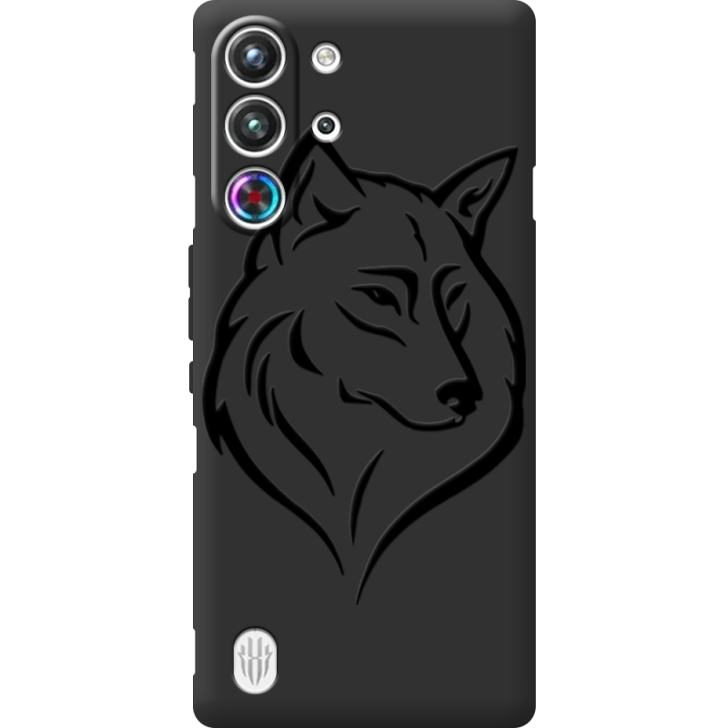 Чорний чохол BoxFace Nubia RedMagic 10 Pro Wolf