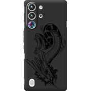 Чорний чохол BoxFace Nubia RedMagic 10 Pro Snake