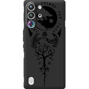 Чорний чохол BoxFace Nubia RedMagic 10 Pro Hugin and Munin