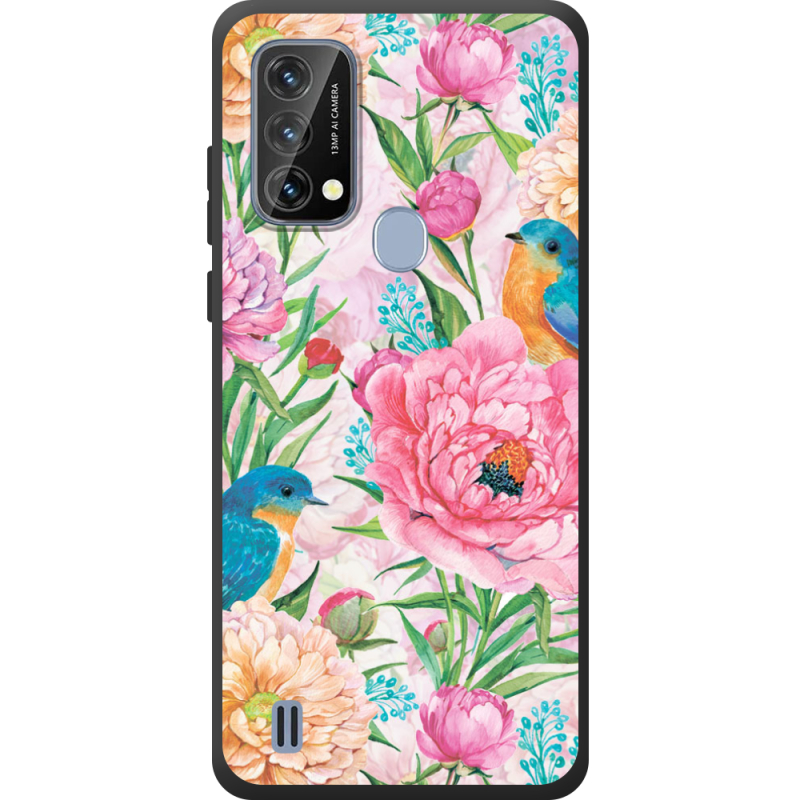 Чохол BoxFace Blackview A50 Birds in Flowers