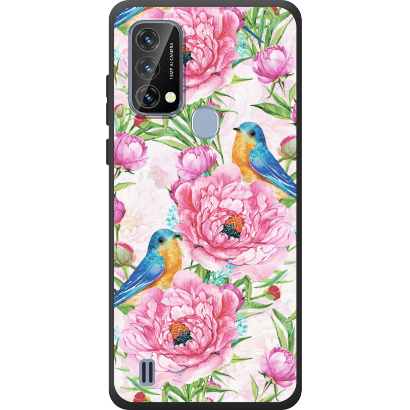 Чохол BoxFace Blackview A50 Birds and Flowers