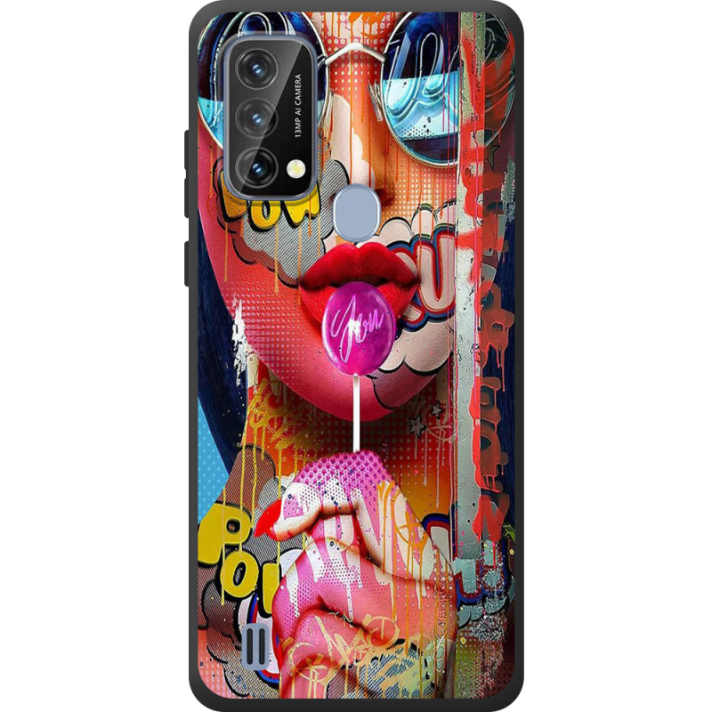 Чохол BoxFace Blackview A50 Colorful Girl