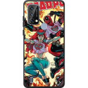 Чохол BoxFace Blackview A50 Deadpool and Mary Jane