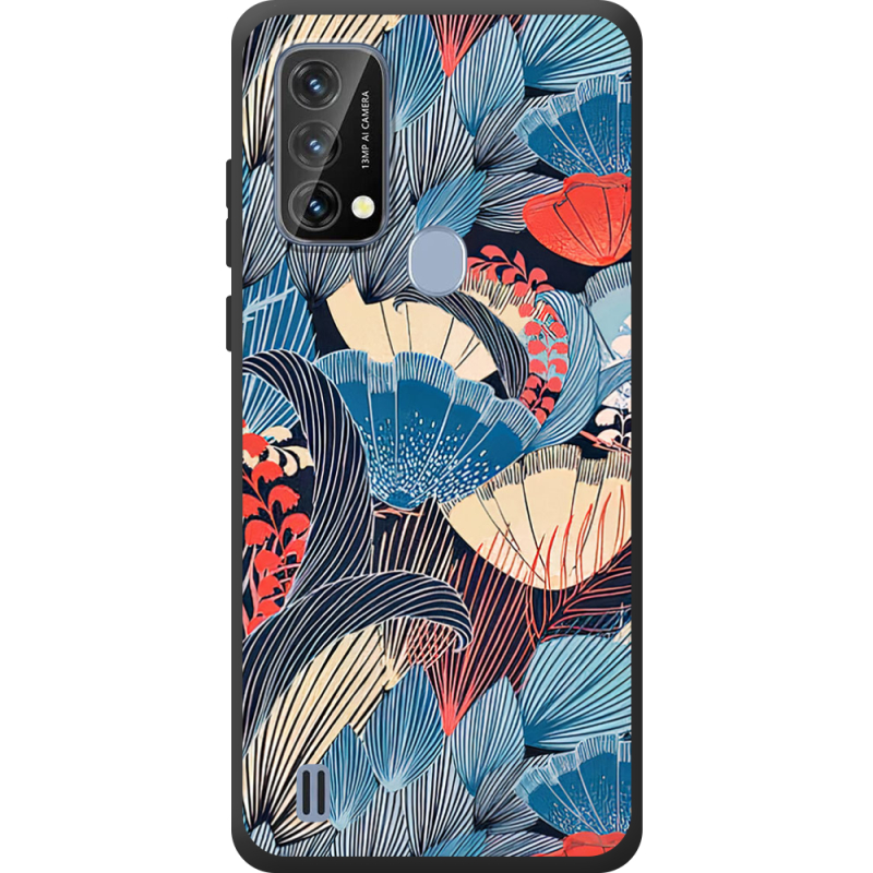 Чохол BoxFace Blackview A50 Blue Herb