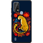 Чохол BoxFace Blackview A50 Petrykivka Leopard