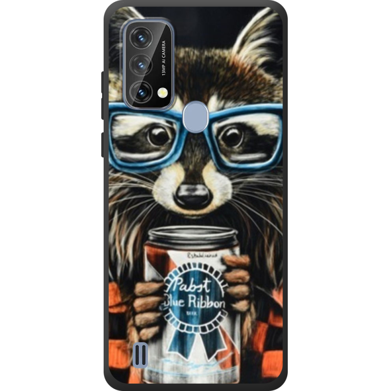 Чохол BoxFace Blackview A50 Енот с банкой