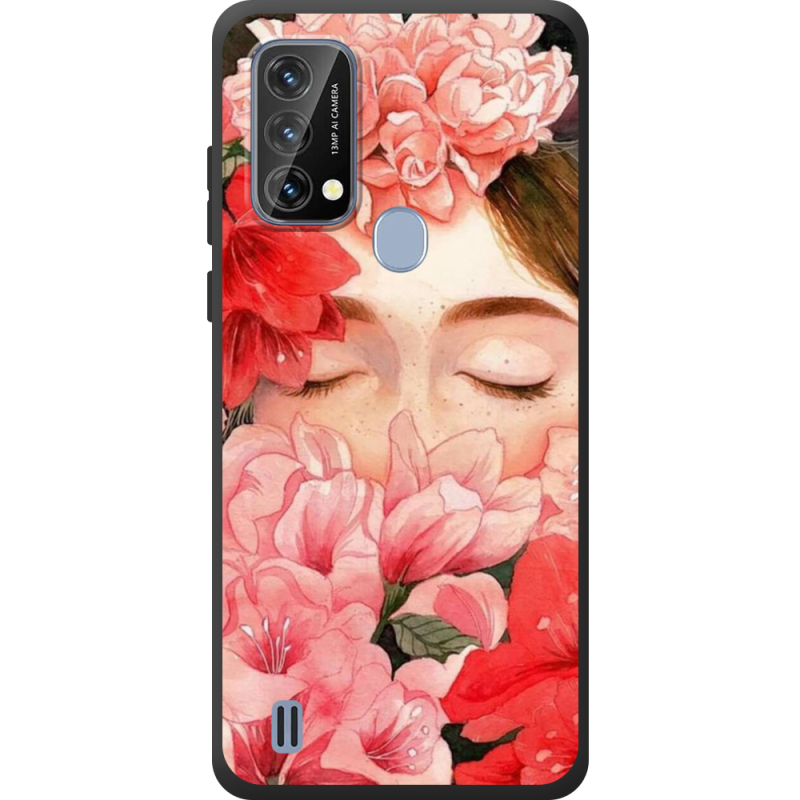 Чохол BoxFace Blackview A50 Girl in Flowers