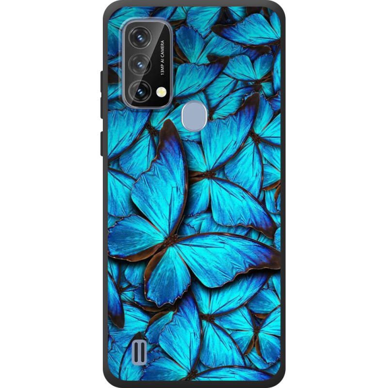 Чохол BoxFace Blackview A50 лазурные бабочки