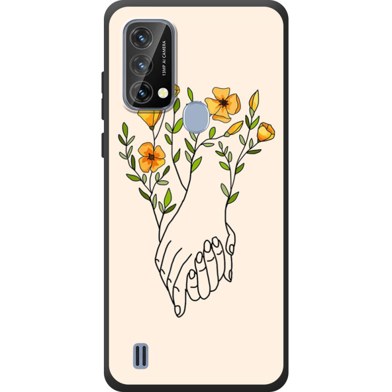 Чохол BoxFace Blackview A50 Flower Hands