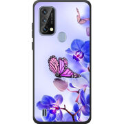 Чохол BoxFace Blackview A50 Orchids and Butterflies