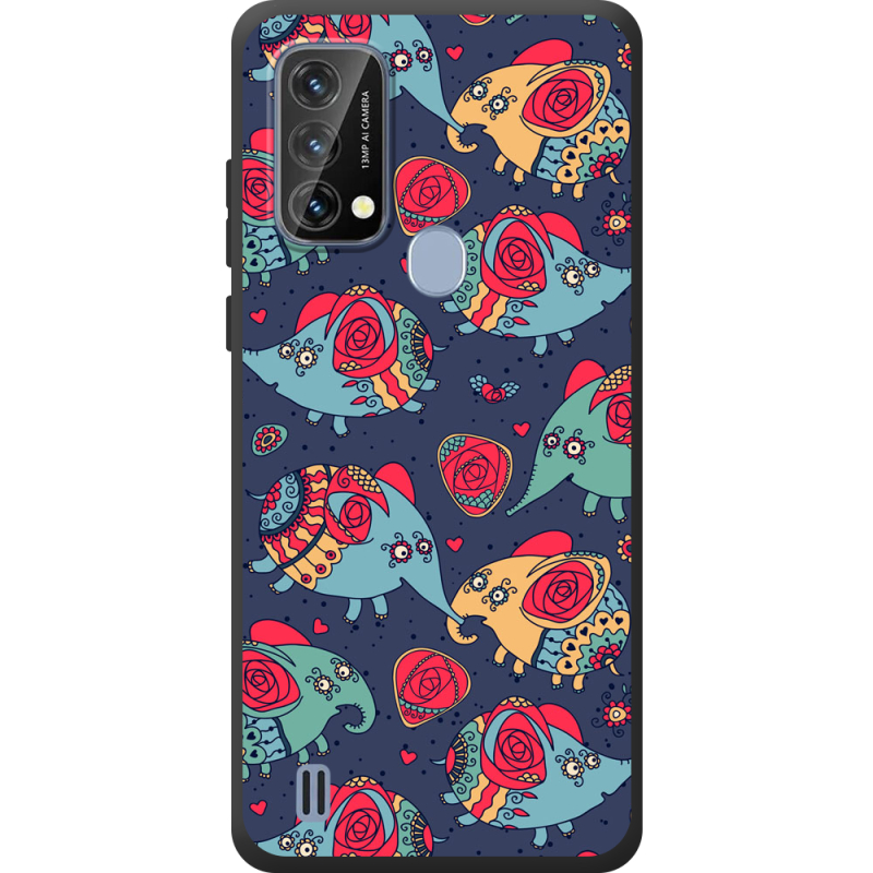 Чохол BoxFace Blackview A50 Flying Elephants