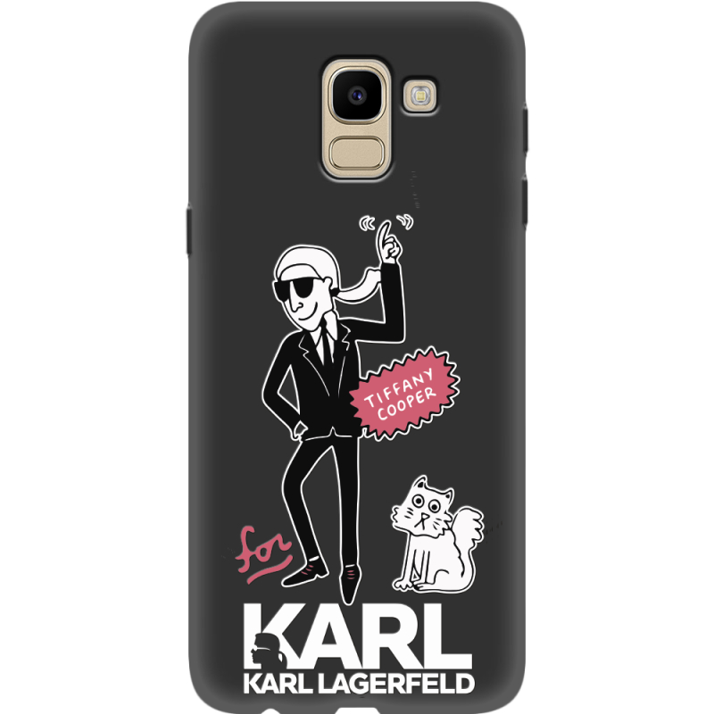 Черный чехол Uprint Samsung J600 Galaxy J6 2018 For Karl