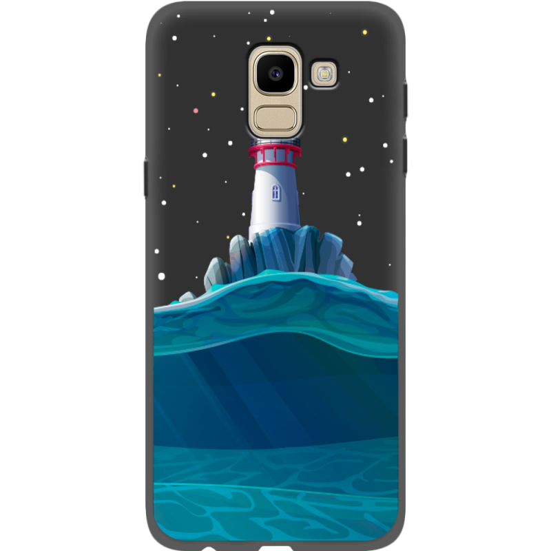 Черный чехол Uprint Samsung J600 Galaxy J6 2018 Lighthouse