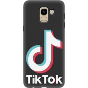 Черный чехол Uprint Samsung J600 Galaxy J6 2018 Tik Tok