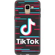Черный чехол Uprint Samsung J600 Galaxy J6 2018 Tik Tok