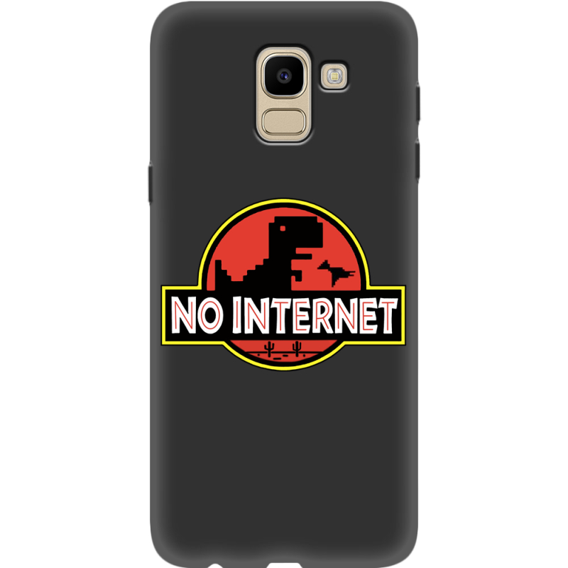 Черный чехол Uprint Samsung J600 Galaxy J6 2018 No Internet