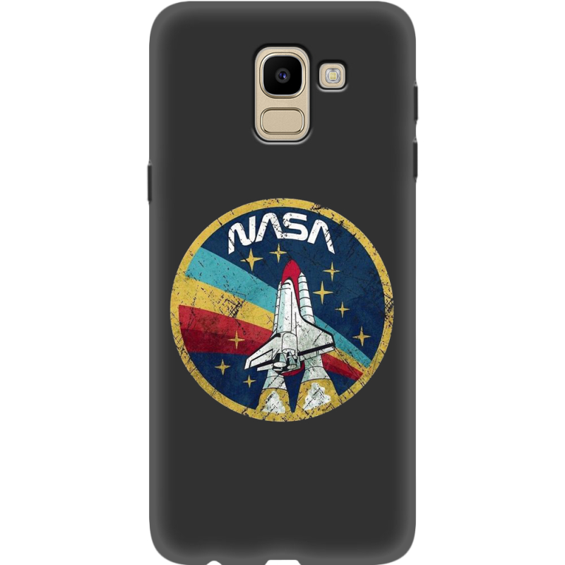 Черный чехол Uprint Samsung J600 Galaxy J6 2018 NASA