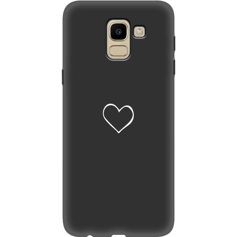 Черный чехол Uprint Samsung J600 Galaxy J6 2018 My Heart