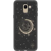 Черный чехол Uprint Samsung J600 Galaxy J6 2018 Moon