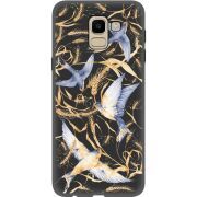 Черный чехол Uprint Samsung J600 Galaxy J6 2018 Ластівки