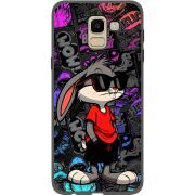Черный чехол Uprint Samsung J600 Galaxy J6 2018 Малий вухань
