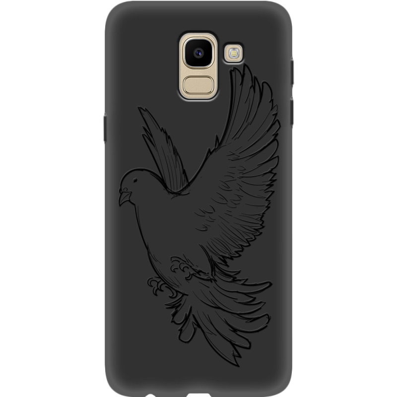 Черный чехол Uprint Samsung J600 Galaxy J6 2018 Dove