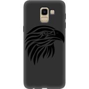 Черный чехол Uprint Samsung J600 Galaxy J6 2018 Eagle