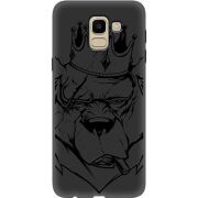 Черный чехол Uprint Samsung J600 Galaxy J6 2018 Bear King