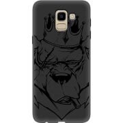 Черный чехол Uprint Samsung J600 Galaxy J6 2018 Bear King