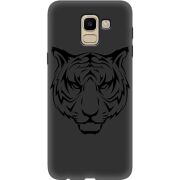 Черный чехол Uprint Samsung J600 Galaxy J6 2018 Tiger