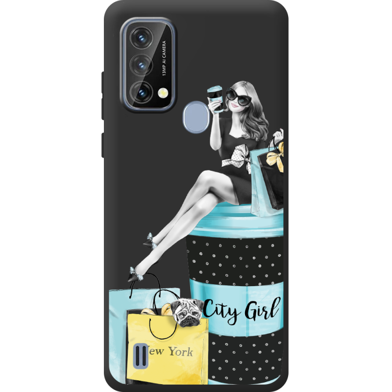 Прозорий чохол BoxFace Blackview A50 City Girl