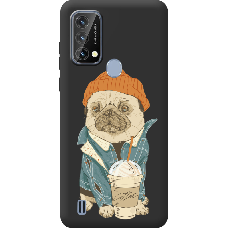 Прозорий чохол BoxFace Blackview A50 Dog Coffeeman