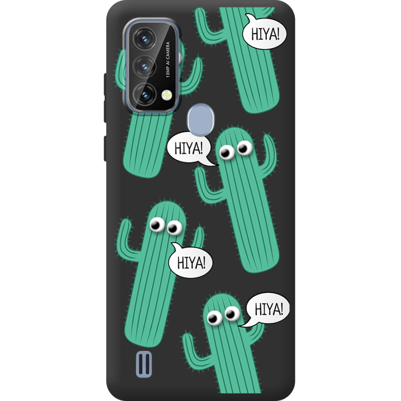 Прозорий чохол BoxFace Blackview A50 с 3D-глазками HIYA